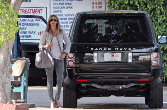 Foto do carro de Nicky Hilton Range Rover