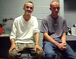 Photo of Tom Felton  & his  Brother  Chris Felton