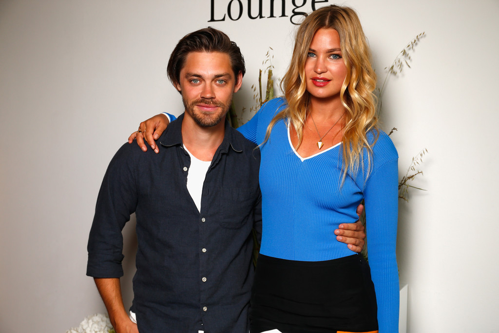 Tom Payne with Girlfriend Jennifer Åkerman 