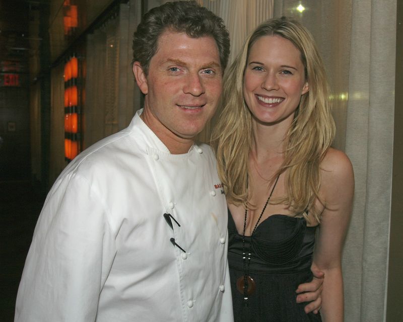 Bobby Flay with cool, beautiful, friendly, Wife Stephanie March 