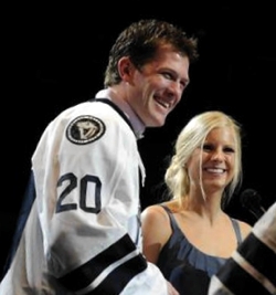Ryan Suter with beautiful, Wife Becky Suter 
