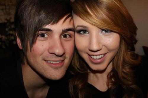 Anthony Padilla with cool, cute, weird, Girlfriend Kalel Cullen 