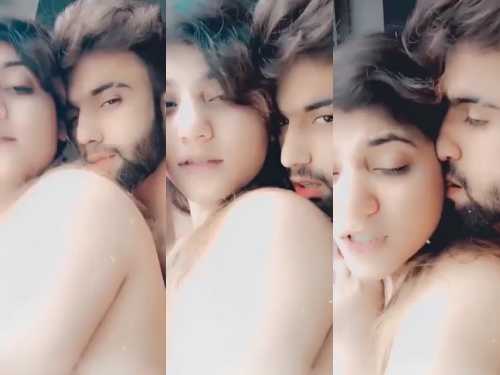 mp4 pron video Hot Indian lovers standing sex MMS