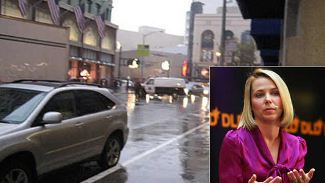 Photo of Marissa Mayer  - car
