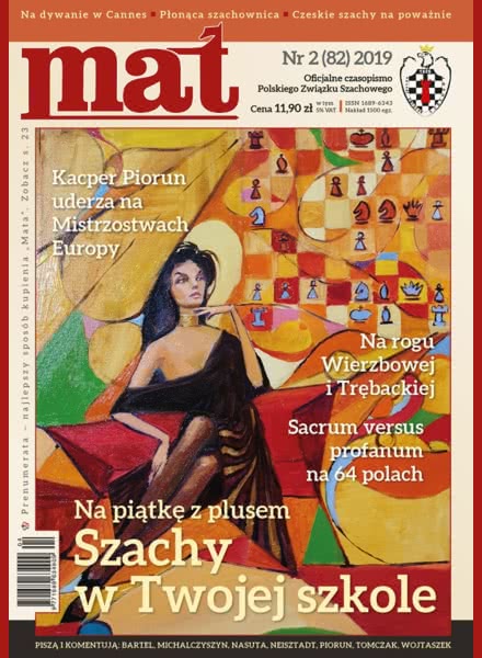 CHESS PERIODICALS :: Czasopismo MAT (Polish Chess Magazine) Mat-82-2019-02