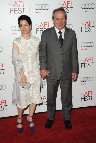 Tommy Lee Jones with cool, beautiful, friendly, Wife Dawn Laurel 