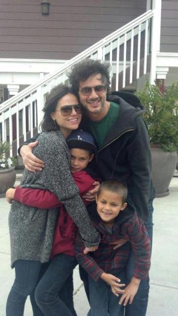 Foto von Lana Parrilla  & irh Sohn  Matt