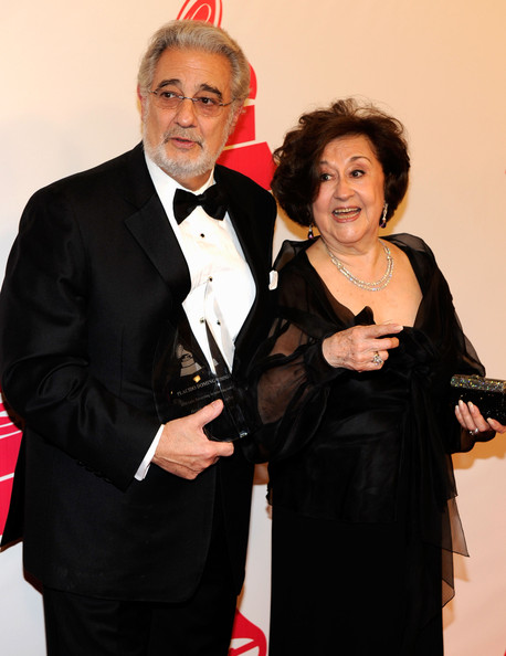 Plácido Domingo with hot, Wife Marta Ornelas 