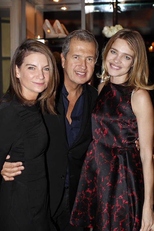 Photo of Mario Testino  & his friend Natalia Vodianova