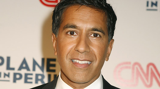 Sanjay Gupta 2024 Donkerbruin haar & alternatieve haarstijl
