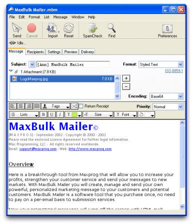 MaxBulk Mailer Pro v8.6.9 Multilingual