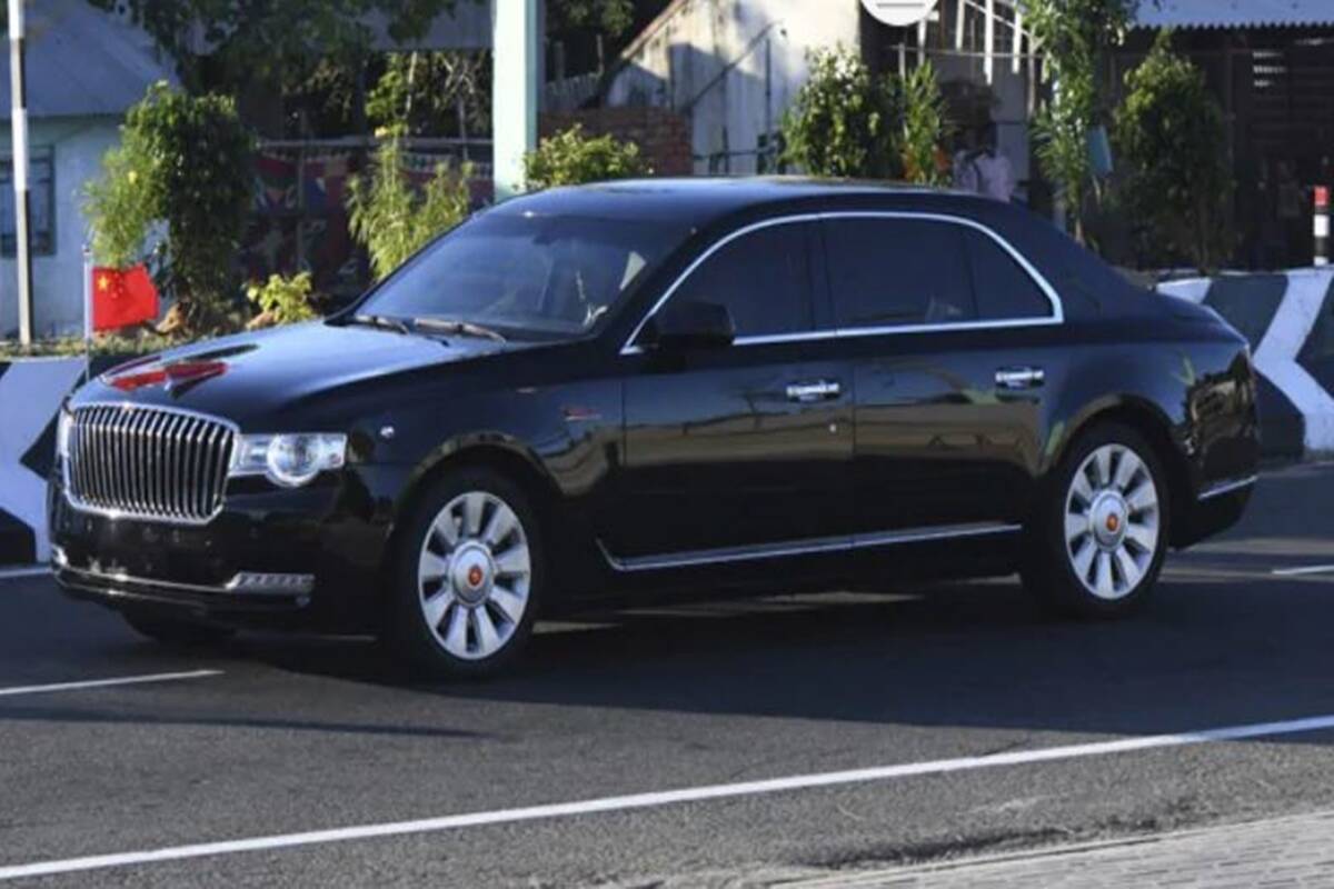 Foto del auto de Xi Jinping - 