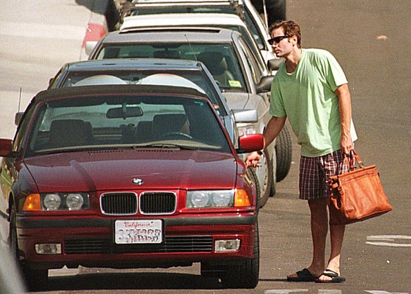 Photo of David Duchovny  - car
