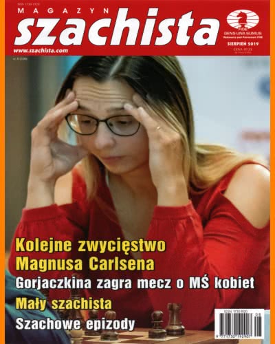 CHESS PERIODICALS :: Magazyn SZACHISTA (Polish Chess Monthly Magazine) Ms-2019-08