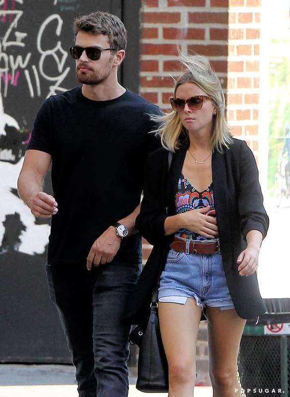 Theo James with charming, Girlfriend Ruth Kearney 