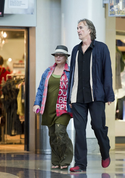 Roseanne Barr with cool, Boyfriend Johnny Argent 