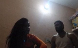 Indian couple having doggy style sex