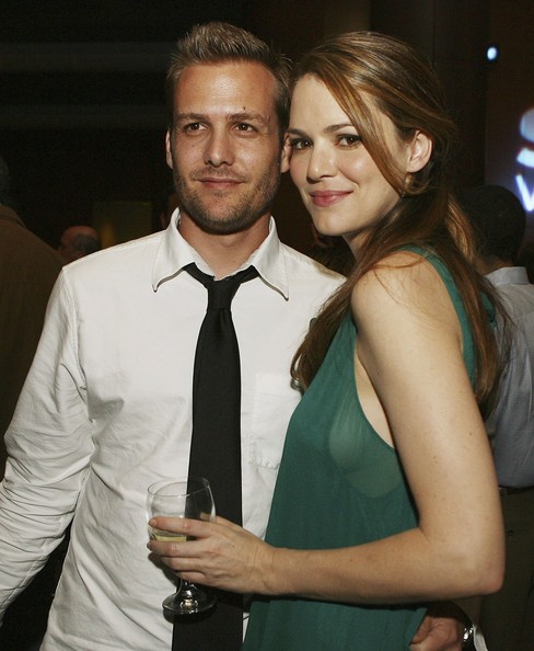 Gabriel Macht mit lecker, Ehefrau Jacinda Barrett 