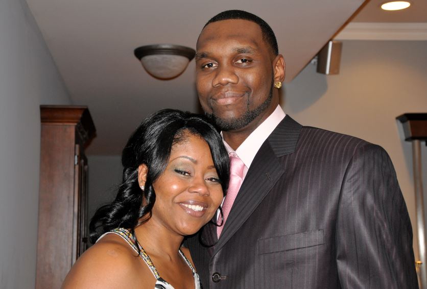    Al Jefferson con Novia  Shirley Lewis 