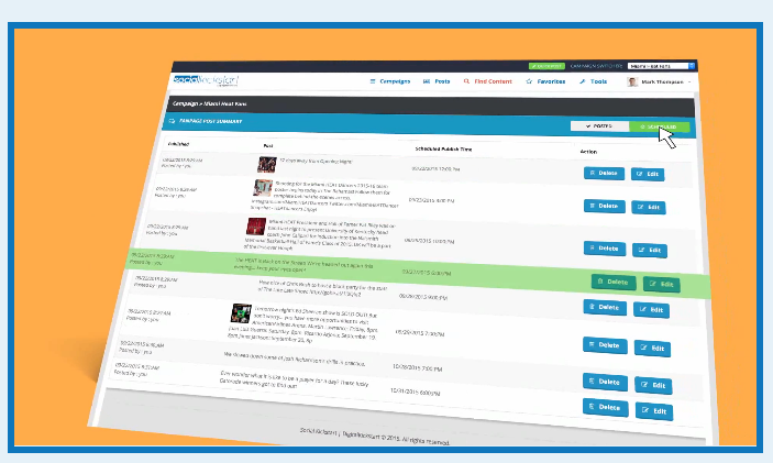 Social Kickstart 2.0 Review - scheduling your posts Social Kickstart 2.0 Review - scheduling your posts