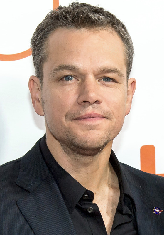 Den 53-år gammal 187 cm lång Matt Damon i 2024