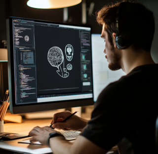 Professionelles KI-Logo