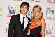 Foto van Margot Robbie  & haar vriend Dean Geyer