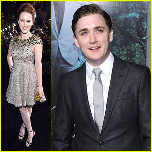    Rachel Brosnahan con interesante, atractiva, amigable, Novio Kyle Gallner 