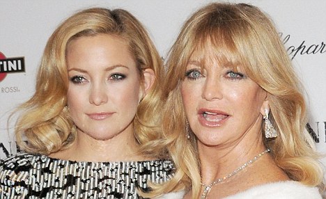 Foto van Kate Hudson  & haar Moeder  Goldie Hawn