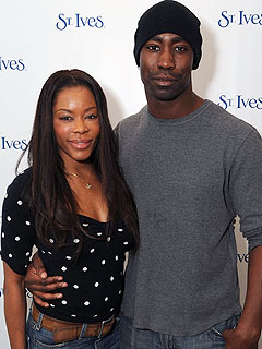 Golden Brooks with cool, Boyfriend D.B. Woodside 