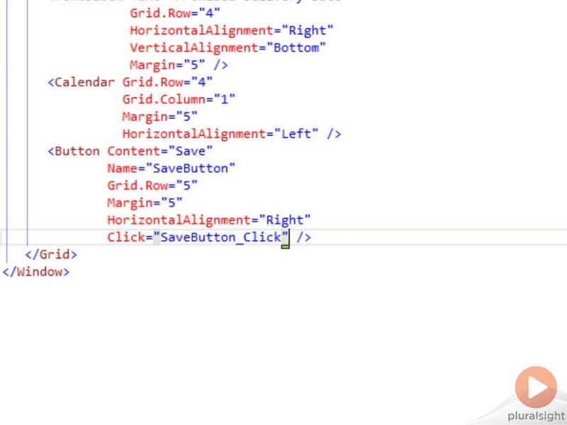Pluralsight Enterprise WPF with XAML and C from Scratch
