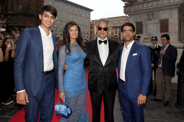 Photo of Andrea Bocelli  & his  Son  Amos Bocelli