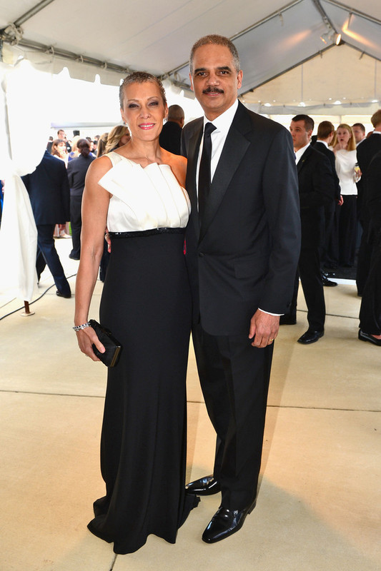 Eric Holder with Wife Sharon Malone 
