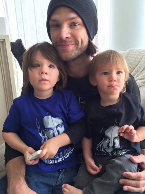 Foto de Jared Padalecki  & su  Hijo  Austin Shepherd Padalecki