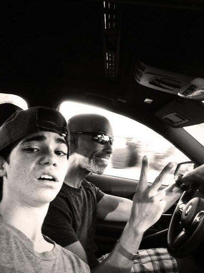 Photo of Cameron Boyce  - car
