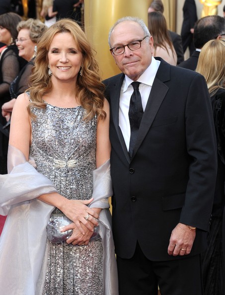    Lea Thompson con amigable, divertida, Marido Howard Deutch 