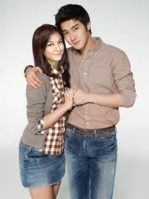 Choi SiWon with cool, beautiful, cute, Girlfriend  