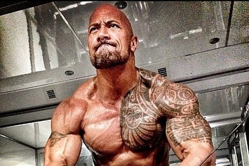 Foto van Ronnie Ortiz-Magro  & zijn vriend Dwayne Johnson