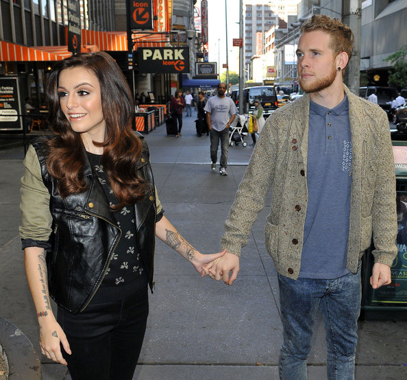 Cher Lloyd with friendly, Husband Craig Monk 