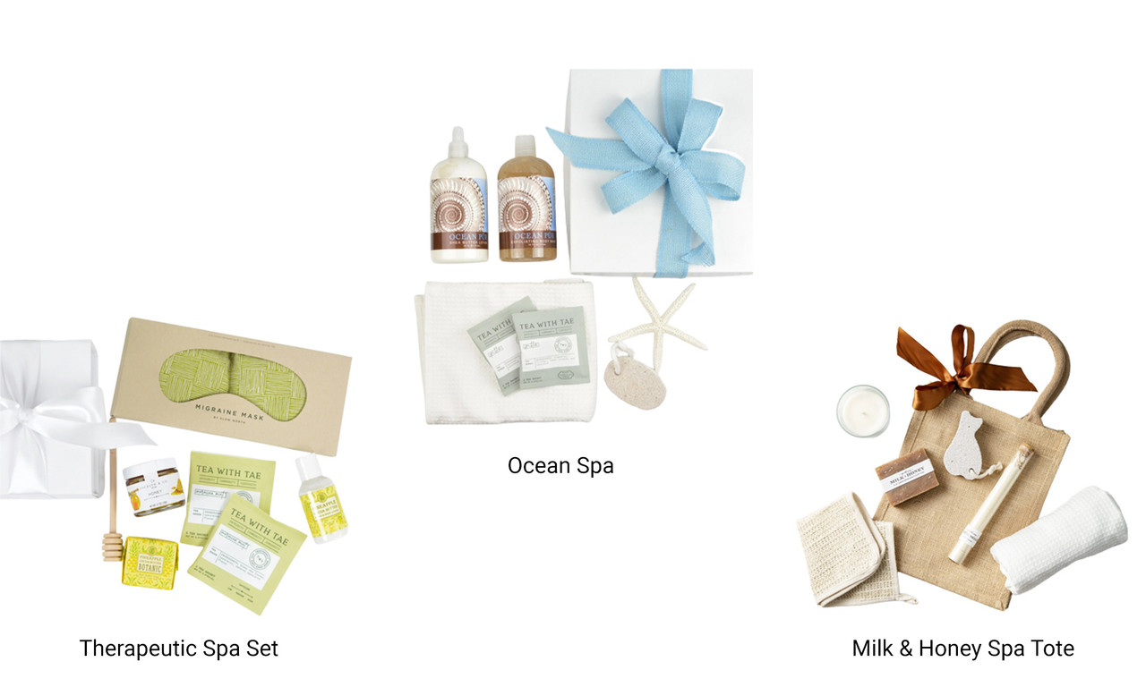 Ocean Spa, Therapeutic Spa Set and Milk and Honey Spa Tote