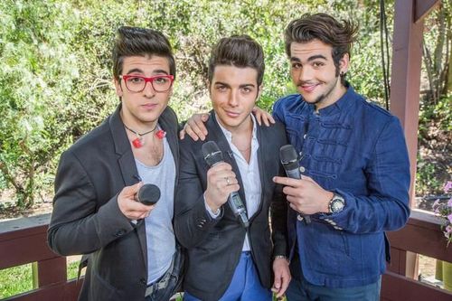 Foto de Piero Barone  & su amigo Gianluca Ginoble