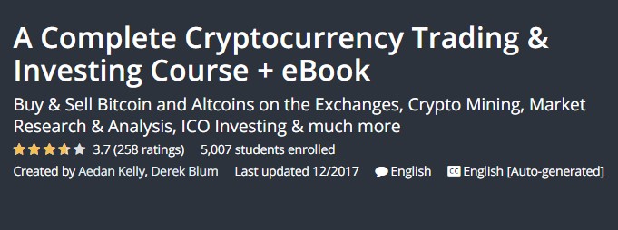 A Complete Cryptocurrency Trading Investing Course
