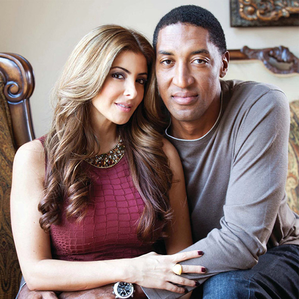    Larsa Pippen con Marido Scottie Pippen 