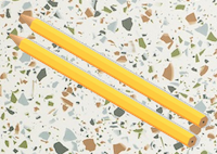 Two yellow 2B pencils