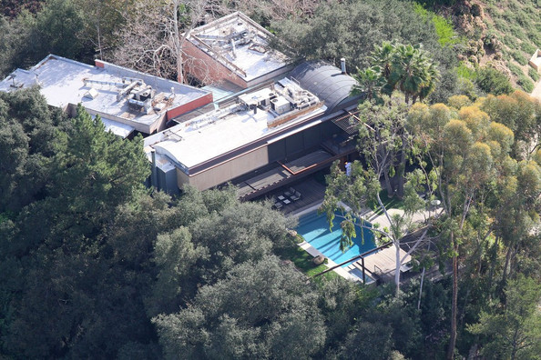 Photo: la maison de Demi Moore en Beverly Hills, California, USA.
