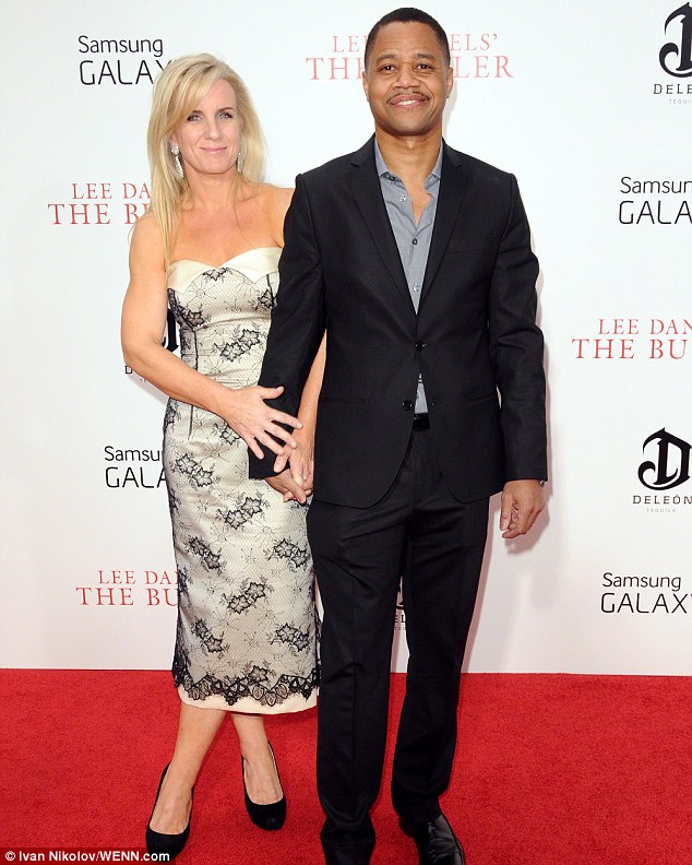    Cuba Gooding Jr. con interesante, amigable, divertido, Esposa Sara Kapfer 