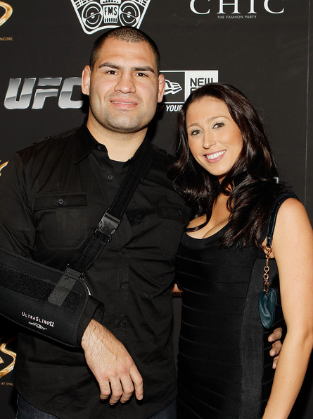 Cain Velasquez with beautiful, friendly, sweet, Wife Michelle Borquez 