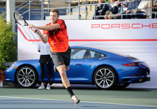 Photo of Jack Sock  - car
