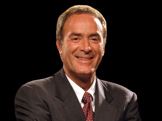 Al Michaels  - 2024 Light brown hair & edgy hair style.
