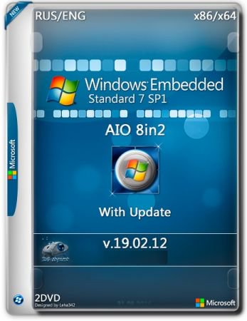 Windows Embedded Standard 7 SP1 7601.24356 AIO 8in2 (x86-x64) February 12, 2019